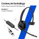 HP Poly Micro-casque filaire USB monaural Mission 415