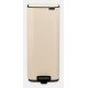 Brabantia Bo Pedal Bin 30 L Rectangulaire Acier Beige