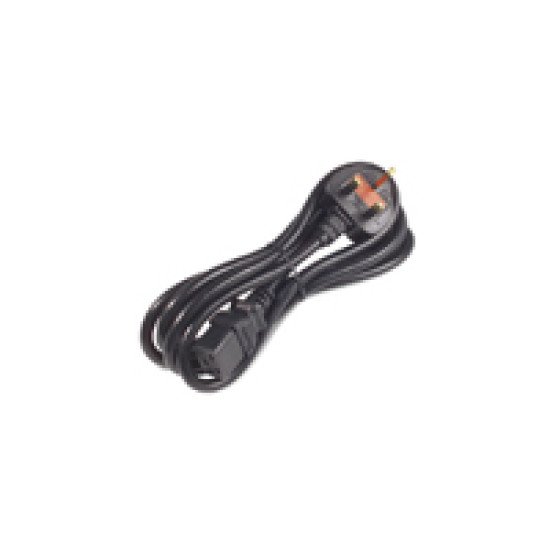 APC Pwr Cord, 16A, 200-240V, C19 to UK Plug Noir 2 m