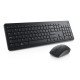 DELL KM3322W clavier Souris incluse Bureau RF sans fil QWERTZ Suisse Noir