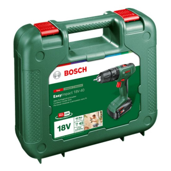 Bosch EasyImpact 18V-40 1630 tr/min Noir, Vert