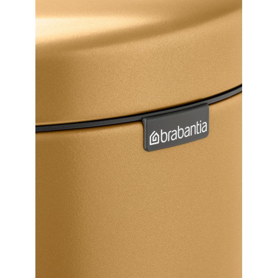 Brabantia NewIcon 5 L Rond Acier Or