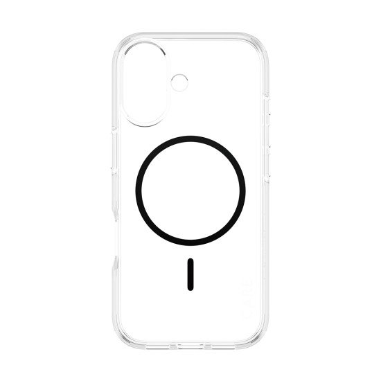 PanzerGlass CARE by ® Flagship Case Transparent Urban Explorer w. Black MagSafe iPhone 17 coque de protection pour téléphones portables Housse