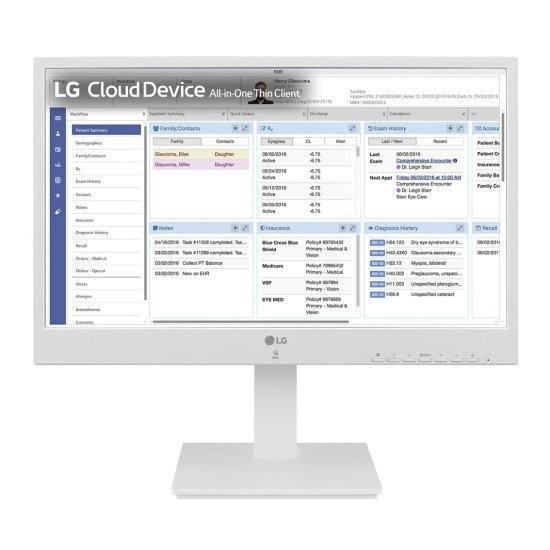 LG 24CR671N-2P.AEU PC tout en un/station de travail Intel® Pentium® N6005 60,5 cm (23.8") 1920 x 1080 pixels All-in-One thin client 8 Go DDR4-SDRAM 256 Go SSD Blanc