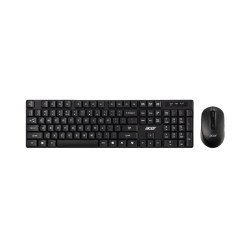 Acer Combo Set - Wireless Keyboard+mouse clavier Souris incluse maison/bureau USB Noir, Gris