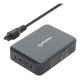 Manhattan Station de charge GaN USB Power Delivery à 4 ports, 240 W / PD 3.1, 4 ports USB-C PD jusqu'à 140 W par port, puissance totale de 240 W, noir
