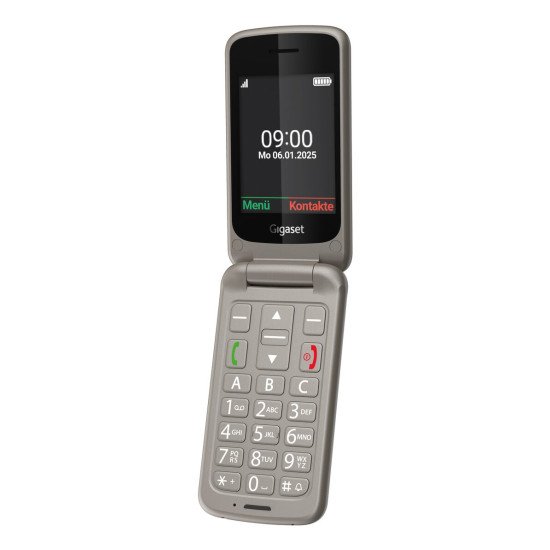 Gigaset GL595 7,11 cm (2.8") 114 g Gris Téléphone pour seniors Gigaset GL595 7,11 cm (2.8") 114 g Gris Téléphone pour seniors