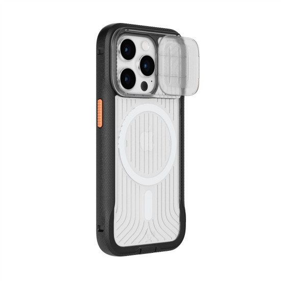 Tech21 T21-10268 coque de protection pour téléphones portables 15,5 cm (6.1") Housse Noir, Orange, Transparent, Blanc