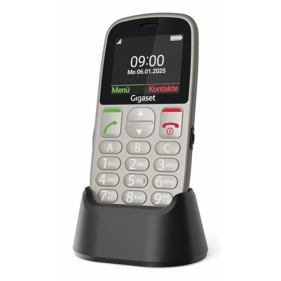 Gigaset GL395 5,59 cm (2.2") 90 g Gris Téléphone pour seniors Gigaset GL395 5,59 cm (2.2") 90 g Gris Téléphone pour seniors