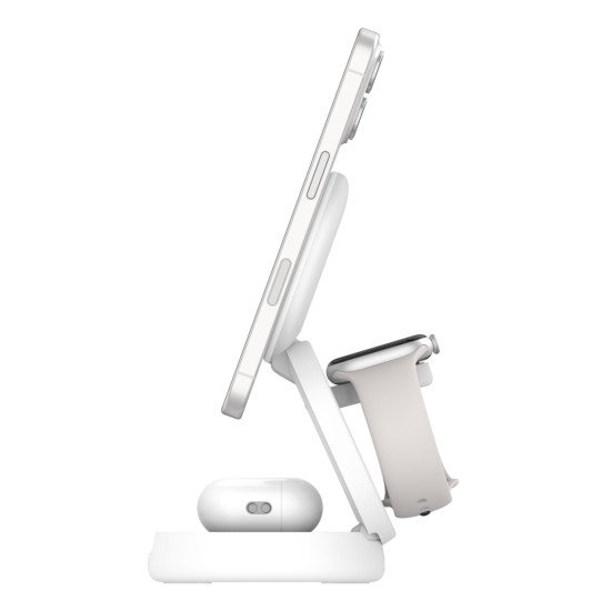 Belkin WIZ034KQWH chargeur d'appareils mobiles Casque, Smartphone, Smartwatch Blanc USB Recharge sans fil Charge rapide Intérieure Belkin WIZ034KQWH chargeur d'appareils mobiles Casque, Smartphone, Smartwatch Blanc USB Recharge sans fil Charge rapide Intérieure