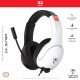 Turtle Beach Airlite Fit Noir et Blanc Casque de gaming filaire sous licence officielle pour Nintendo Switch 2, Nintendo Switch, Lite - Modèle OLED