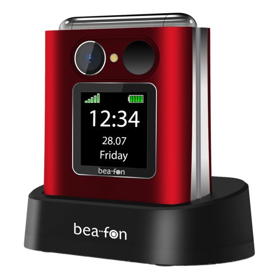 Beafon Fold 10 LTE 5,59 cm (2.2") 95 g Noir, Rouge Téléphone pour seniors Beafon Fold 10 LTE 5,59 cm (2.2") 95 g Noir, Rouge Téléphone pour seniors
