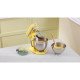 KitchenAid 5KSM195PSEBT mixeur Robot mixer 300 W Acier inoxydable, Jaune