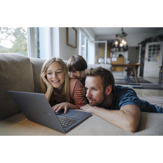 ASUS Vivobook 16 M1607KA-MB5NDW Copilot+ PC AMD Ryzen AI 5 330 Ordinateur portable 40,6 cm (16") WUXGA 16 Go DDR5-SDRAM 512 Go SSD Wi-Fi 6 (802.11ax) Windows 11 Home Belge Bleu, Argent