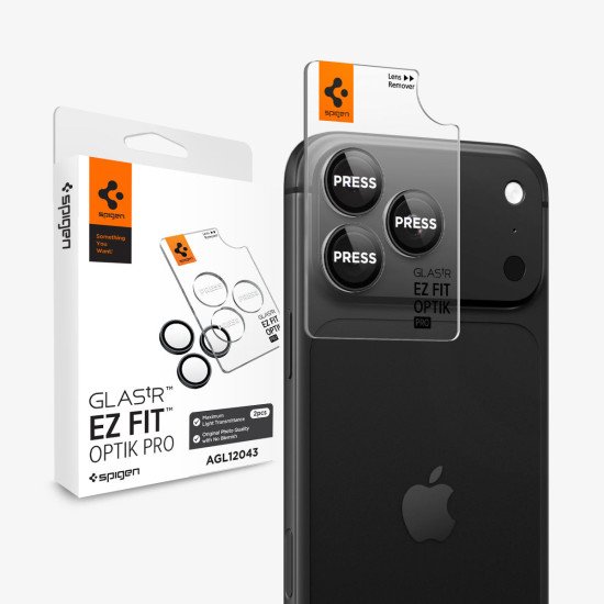 Spigen Optik Pro EZ Fit Protecteur d'objectif caméra Apple 2 pièce(s)