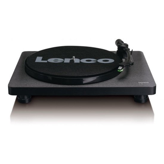 Lenco L-30BK platine Tourne-disque entraîné par courroie Noir