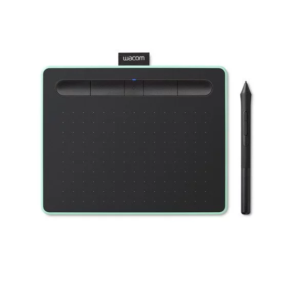 Wacom Intuos S tablette graphique Noir, Vert 2540 lpi 152 x 95 mm USB/Bluetooth Wacom Intuos S tablette graphique Noir, Vert 2540 lpi 152 x 95 mm USB/Bluetooth