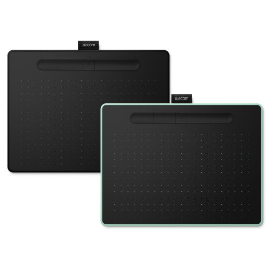 Wacom Intuos M Bluetooth tablette graphique Noir, Vert 2540 lpi 216 x 135 mm USB/Bluetooth