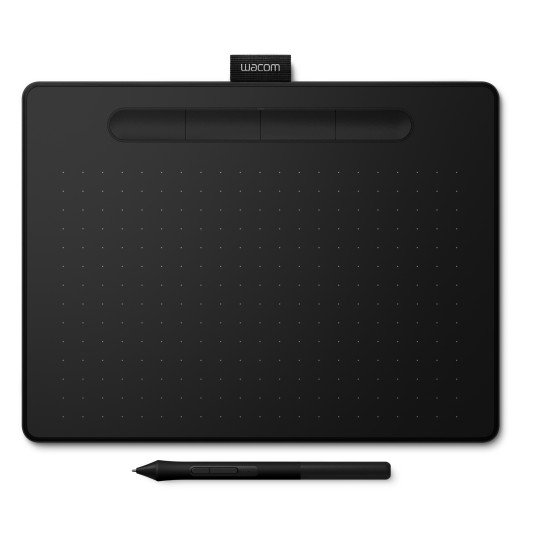 Wacom Intuos M Bluetooth tablette graphique Noir 2540 lpi 216 x 135 mm USB/Bluetooth