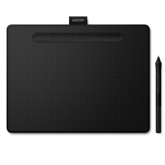 Wacom Intuos M Bluetooth tablette graphique Noir 2540 lpi 216 x 135 mm USB/Bluetooth