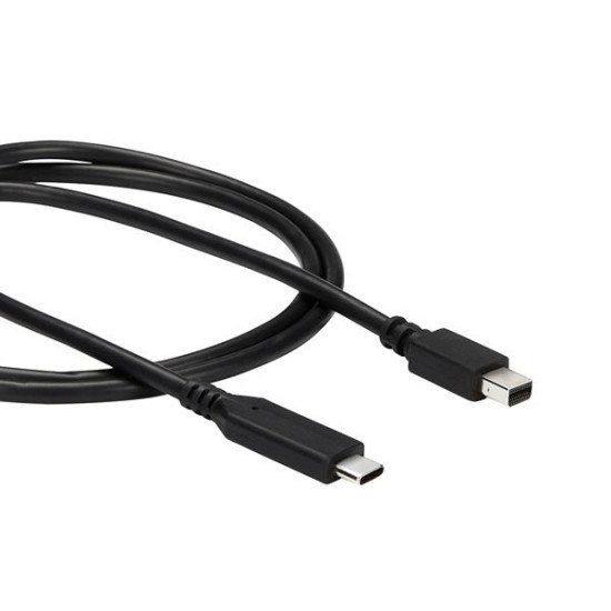 StarTech.com Câble adaptateur USB-C vers Mini DisplayPort 4K 60 Hz de 1 m en noir