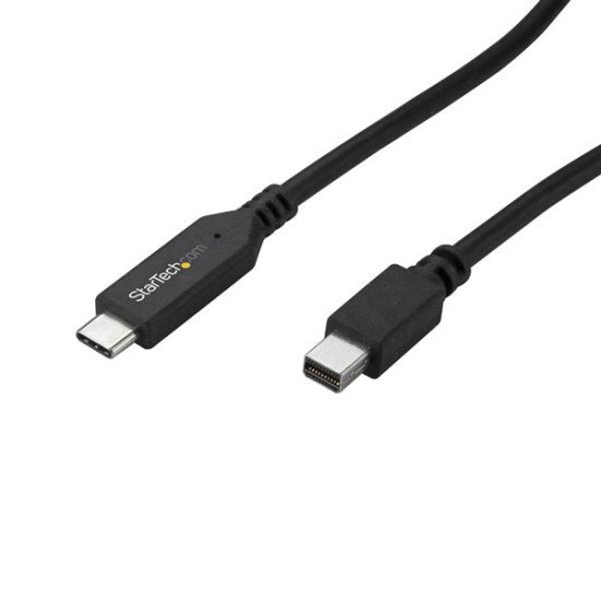 StarTech.com Câble adaptateur USB-C vers Mini DisplayPort 4K 60 Hz de 1,8 m en noir