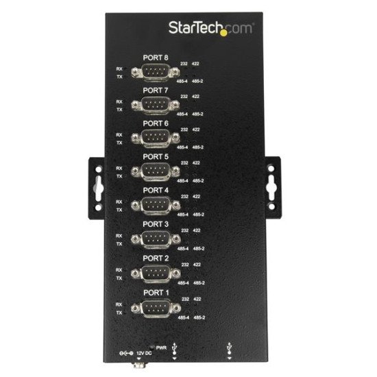 StarTech.com Hub industriel USB vers série RS232 / RS422 / RS485 à 8 ports