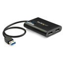 StarTech.com Adaptateur USB 3.0 vers double DisplayPort 4K 60 Hz StarTech.com Adaptateur USB 3.0 vers double DisplayPort 4K 60 Hz