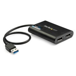 StarTech.com Adaptateur USB 3.0 vers double DisplayPort 4K 60 Hz StarTech.com Adaptateur USB 3.0 vers double DisplayPort 4K 60 Hz