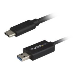 StarTech.com Câble USB 3.0 de transfert de données - Cordon de partage PC à PC - USB A vers USB Type-C de 2m StarTech.com Câble USB 3.0 de transfert de données - Cordon de partage PC à PC - USB A vers USB Type-C de 2m