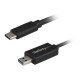 StarTech.com Câble USB 3.0 de transfert de données - Cordon de partage PC à PC - USB A vers USB Type-C de 2m