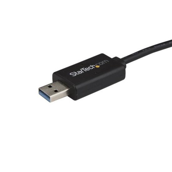 StarTech.com Câble USB 3.0 de transfert de données - Cordon de partage PC à PC - USB A vers USB Type-C de 2m StarTech.com Câble USB 3.0 de transfert de données - Cordon de partage PC à PC - USB A vers USB Type-C de 2m