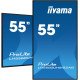 iiyama LH5560UHS-B2AG Écran d'affichage dynamique Carte A numérique 139,7 cm (55") LED Wifi 500 cd/m² 4K Ultra HD Noir Intégré dans le processeur Android 11 24/7 iiyama LH5560UHS-B2AG Écran d'affichage dynamique Carte A numérique 139,7 cm (55") LED Wifi 500 cd/m² 4K Ultra HD Noir Intégré dans le processeur Android 11 24/7
