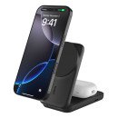 Belkin Qi2 Fitness tracker, Casques, Smartphone, Smartwatch Noir USB Recharge sans fil Charge rapide Intérieure