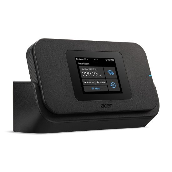 Acer Connect Enduro M4D routeur sans fil Bi-bande (2,4 GHz / 5 GHz) 5G Noir