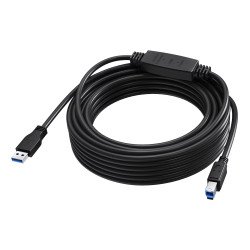 Vision TC 10MUSB3.0+/BL câble USB USB 3.2 Gen 1 (3.1 Gen 1) 10 m USB C USB B 5 Gbit/s Noir