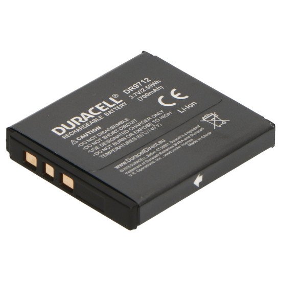 Duracell DR9712 batterie de caméra/caméscope Lithium-Ion (Li-Ion) 700 mAh