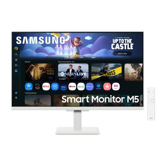 Samsung M5 M50F écran PC 68,6 cm (27") 1920 x 1080 pixels Full HD LCD Blanc