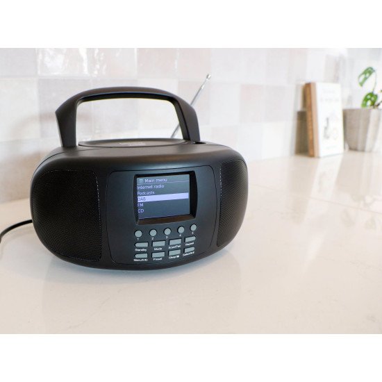 Lenco SCD-6000 Radio portable Numérique Noir Lenco SCD-6000 Radio portable Numérique Noir