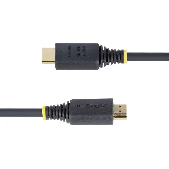 StarTech.com Câble HDMI Haut Débit de 1m Certifié Premium, 4K 60Hz/1440p 144Hz, HDR10/HDCP 2.2/ARC, 18Gbps, Cordon HDMI 2.0 UHD pour TV/Moniteur/Affichage, Gaine TPE StarTech.com Câble HDMI Haut Débit de 1m Certifié Premium, 4K 60Hz/1440p 144Hz, HDR10/HDCP 2.2/ARC, 18Gbps, Cordon HDMI 2.0 UHD pour TV/Moniteur/Affichage, Gaine TPE