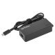 Manhattan Chargeur pour ordinateur portable USB-C Power Delivery 65 W, adaptateur secteur vers USB-C, tension universelle pour la plupart des ordinateurs portables, idéal en remplacement, avec câble secteur amovible et câble USB-C PD intégré, noir