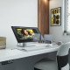 ALOGIC Clarity Fold Touch écran PC 68,6 cm (27") 3840 x 2160 pixels 4K Ultra HD Écran tactile Noir, Argent