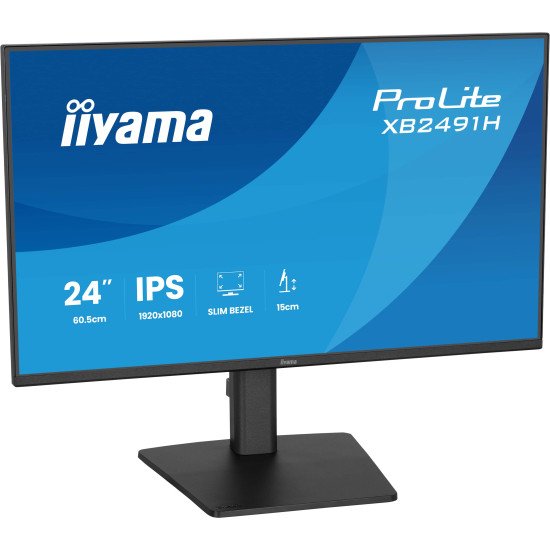 iiyama ProLite XB2491H-B1 écran PC 60,5 cm (23.8") 1920 x 1080 pixels Full HD LCD Noir