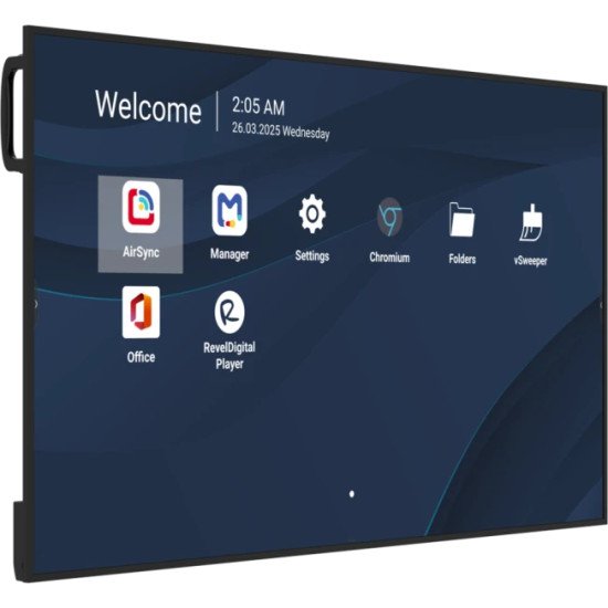 Viewsonic CDE5531-1C Écran d'affichage dynamique Écran plat de signalisation numérique 139,7 cm (55") LCD Wifi 500 cd/m² 4K Ultra HD Noir Intégré dans le processeur Android 14 24/7
