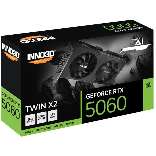 INNO3D GeForce RTX 5060 Twin X2 NVIDIA 8 Go GDDR7