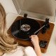 Lenco LBTA-165WD Tourne-disque entraîné par courroie Noir, Bois Automatique