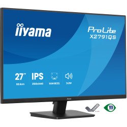 iiyama ProLite X2791QS-B1 écran PC 68,6 cm (27") 2560 x 1440 pixels Quad HD LED Noir