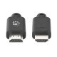 Manhattan Câble HDMI 4K@60 Hz avec Ethernet, 10 m, adapté à TOUT les usages 4K et 1080p/HD - lors de la mise à niveau ou préparez-la pour le moment où vous en aurez besoin, mâle à mâle, noir, Ultra HD 4K x 2K, garantie à vie