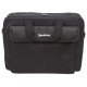 Manhattan Sacoche London pour PC portable 15,6", chargement par le haut, noir, ÉCONOMIQUE, poche accessoires, bandoulière amovible, alternative à Targus TAR300, garantie 3 ans