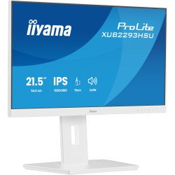 iiyama ProLite XUB2293HSU-W7 écran PC 54,6 cm (21.5") 1920 x 1080 pixels Full HD LED Blanc